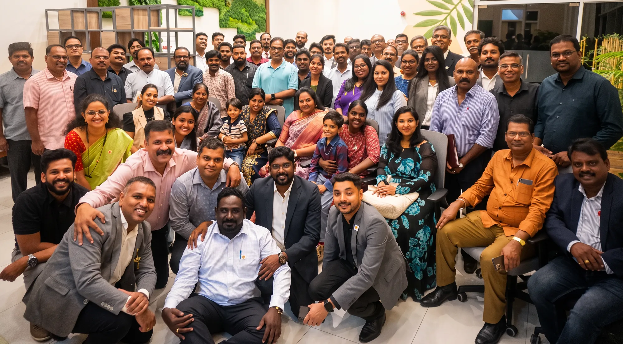 FISHERS members and their families at a community gathering
